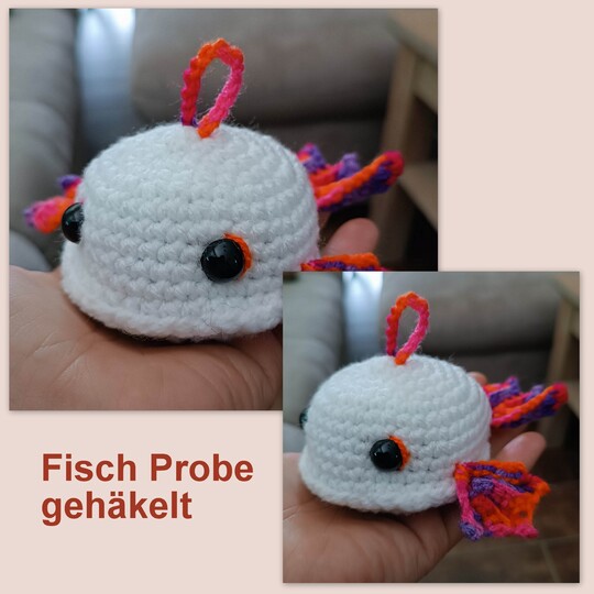 Süße Amigurumi Fische häkeln - Häkelanleitung PDF
