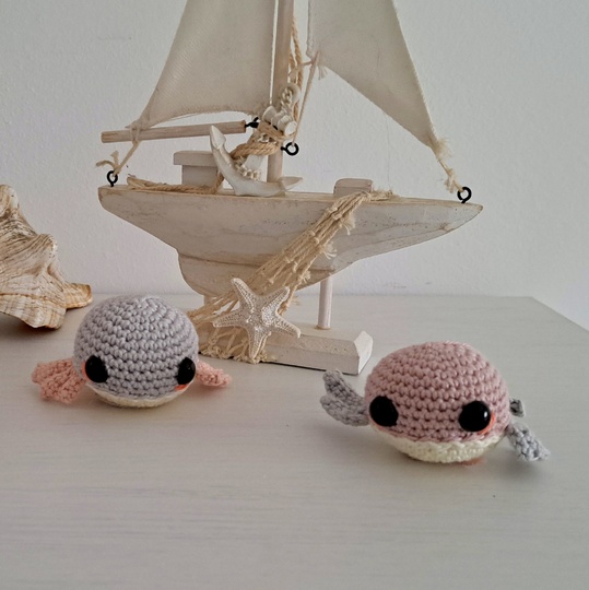 Süße Amigurumi Fische häkeln - Häkelanleitung PDF