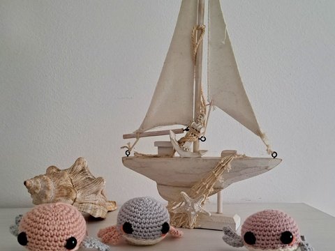 Süße Amigurumi Fische häkeln - Häkelanleitung PDF