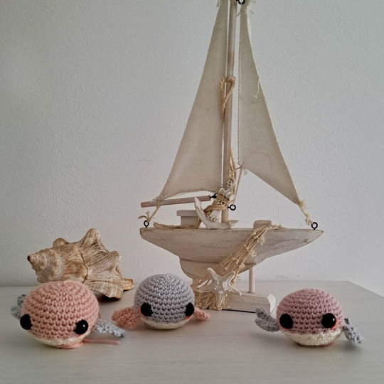 Süße Amigurumi Fische häkeln - Häkelanleitung PDF