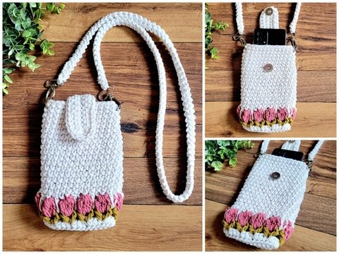 Anleitung für 'Handytasche Tulpe'