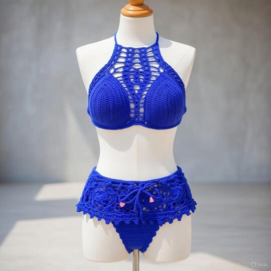 Crochet Bikini Set Pattern PDF + Video Tutorial Top Only | nontycrochet