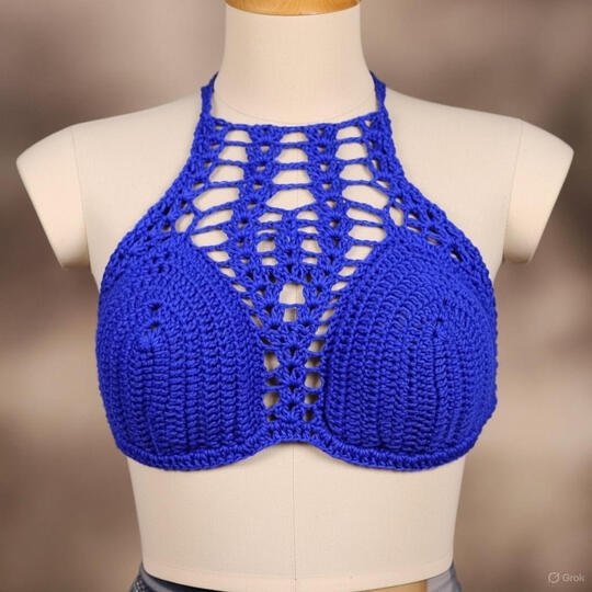 Crochet Bikini Set Pattern PDF + Video Tutorial Top Only | nontycrochet