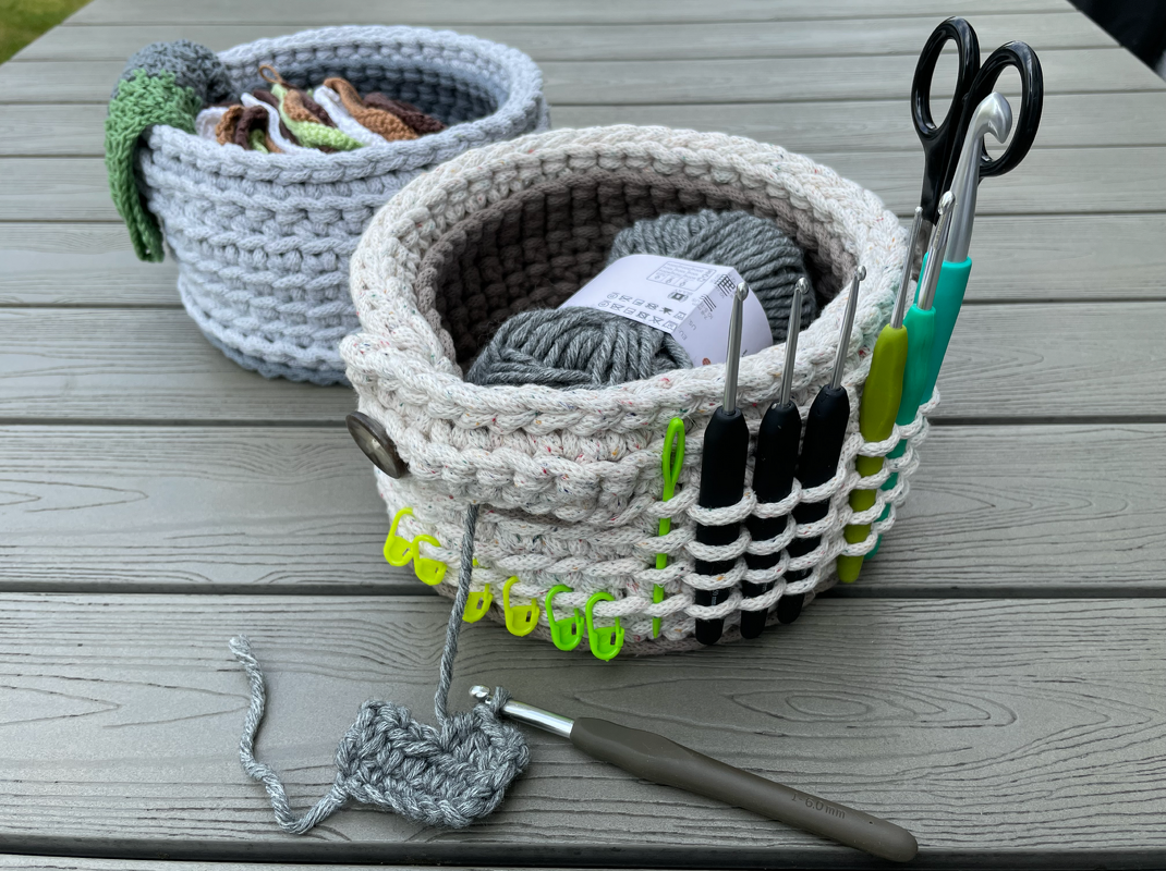 Handarbeitskörbchen, Utensilo, 2in1-Körbchen - Bild 4