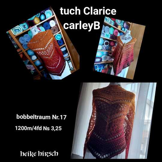 Häkelanleitung - Tuch "Clarice" - flach