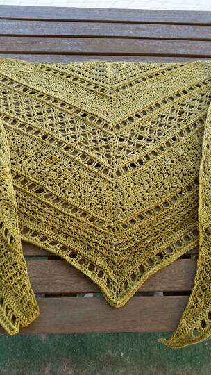 Häkelanleitung - Tuch "Clarice" - flach