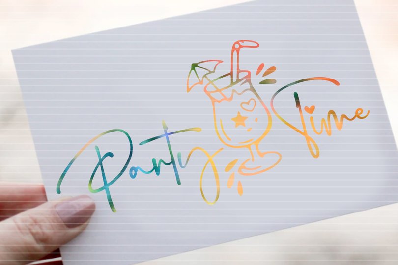 Party Time Plotterdatei SVG DXF