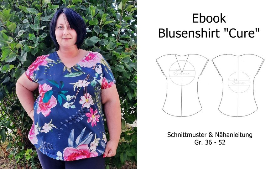 E-Book Blusenshirt "Cure" Gr. 36-52