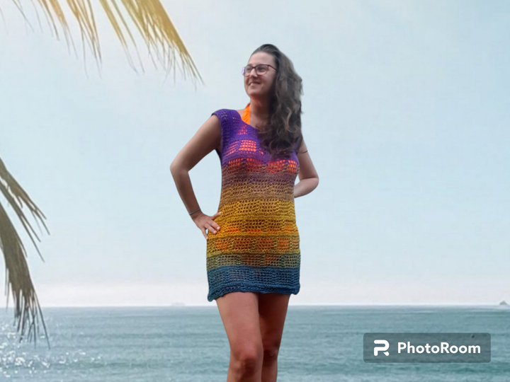 BRICK 4 in 1 Shirt, Pullover, Kleid, Strand Poncho