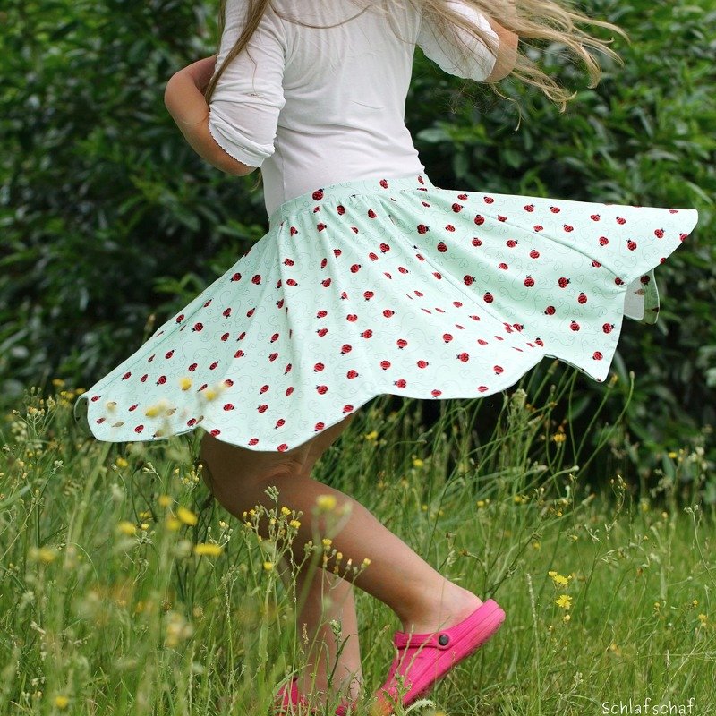 # 292 - Rock Jasmin Blumenrock Gr. 98 - 164 inkl. A0 - Bild 4