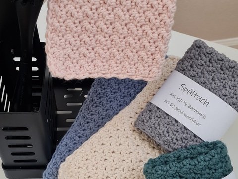 Anleitung für ein gehäkeltes Spültuch