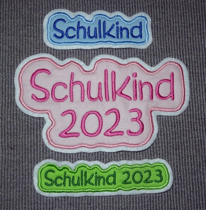 Stickdatei -  Schulkind 2023 Button - Bild 4