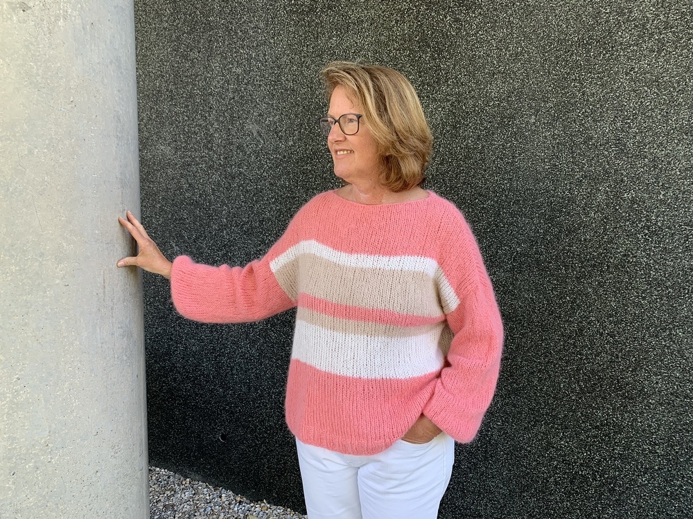 Strickanleitung Pullover Ina Größe 36 – 46