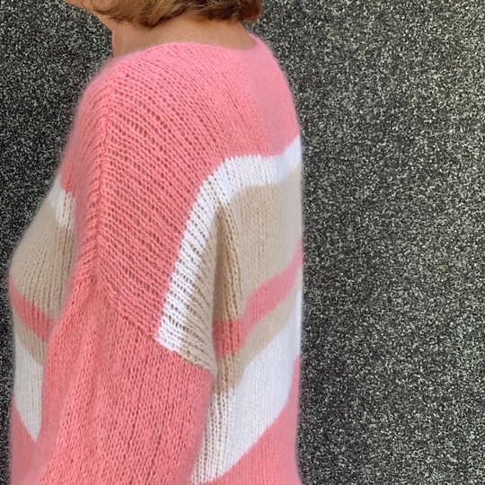 Strickanleitung Pullover Ina Größe 36 – 46