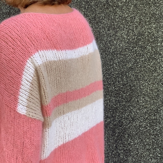 Strickanleitung Pullover Ina Größe 36 – 46