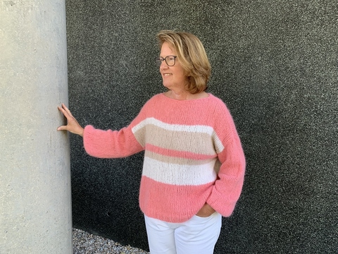 Strickanleitung Pullover Ina Größe 36 – 46