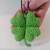 Crochet Pattern Hanging Car Charm Four Leaf Clover Amigurumi