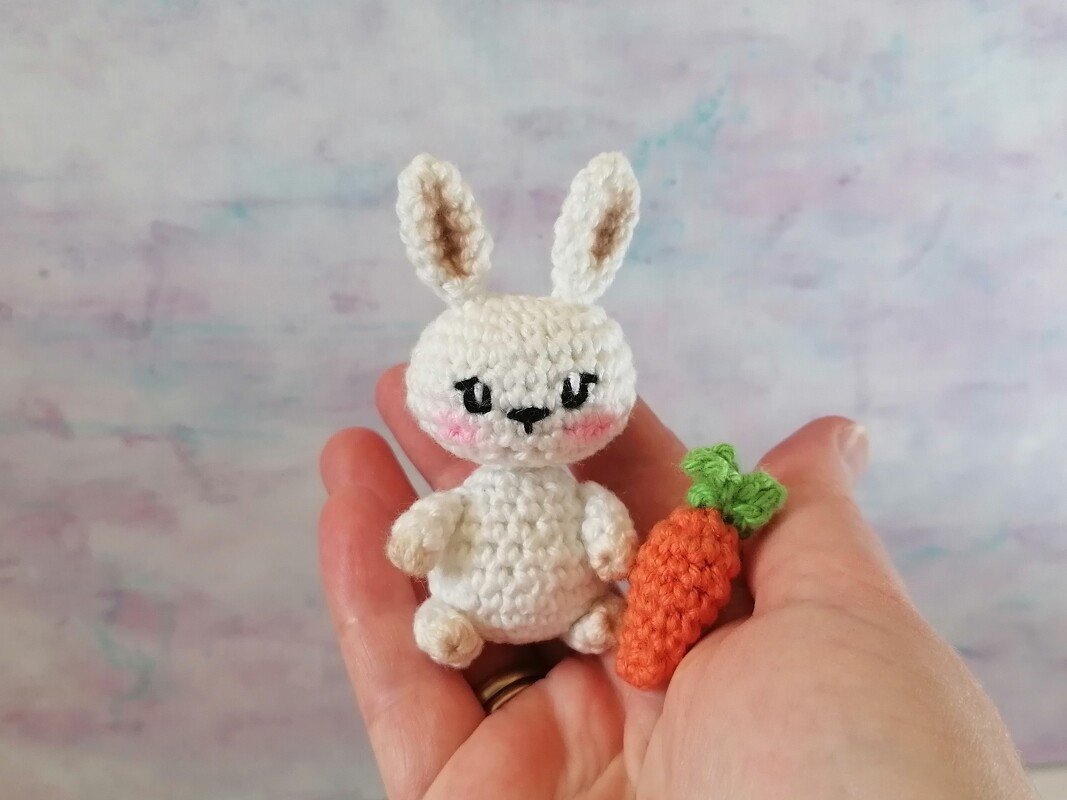 Crochet Pattern Cute Bunny with Carrot Amigurumi - Image 6