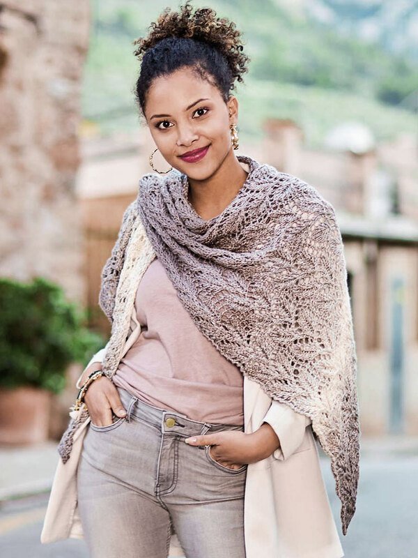 Edles Dreieckstuch in neutralen Farben - Bild 2