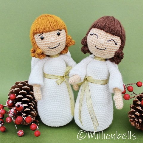 Sweet Angel Amigurumi Crochet Pattern Christmas Angel Decoration Doll - Image 9