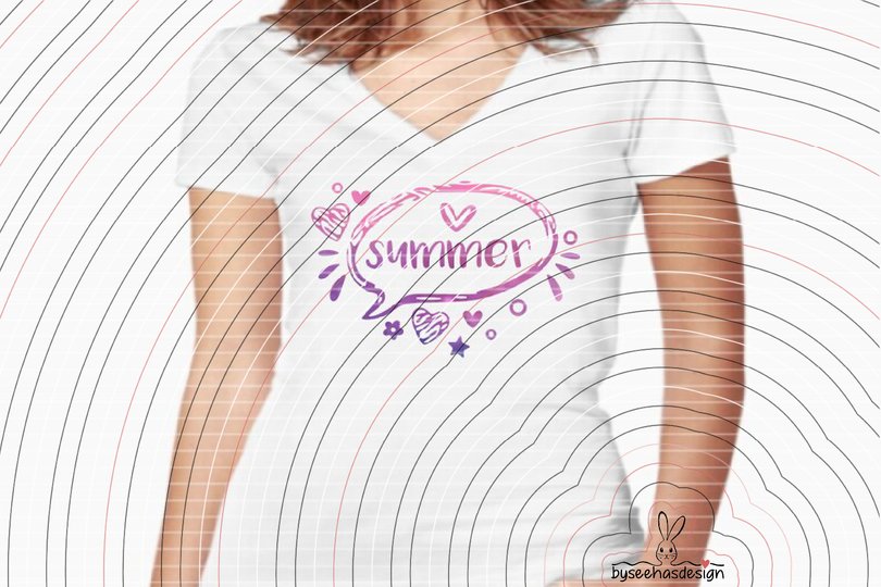 Summer Plotterdatei SVG DXF