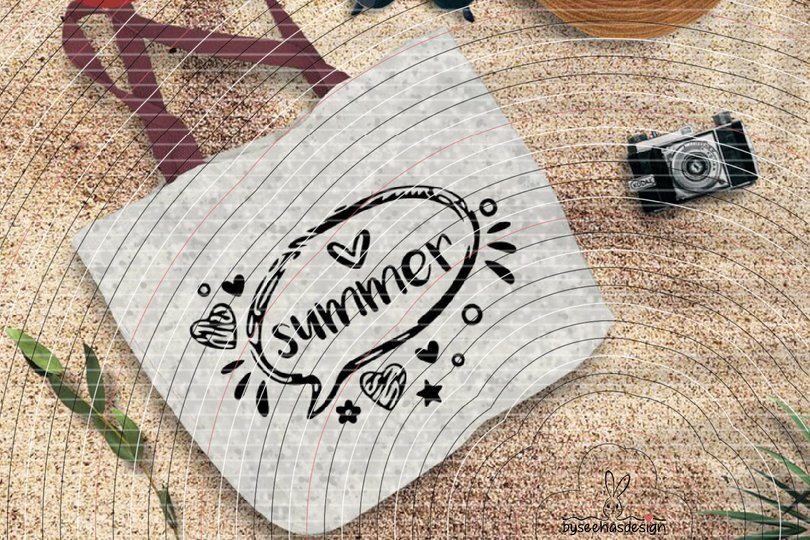 Summer Plotterdatei SVG DXF