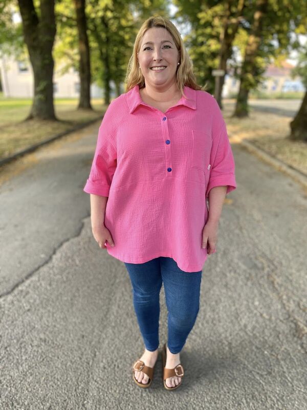 Oversizebluse – eBook Schnittmuster Gr. 32-54 – Cassis #147 - Bild 7