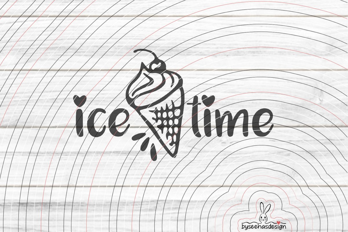 Ice Time Plotterdatei SVG DXF - Bild 2