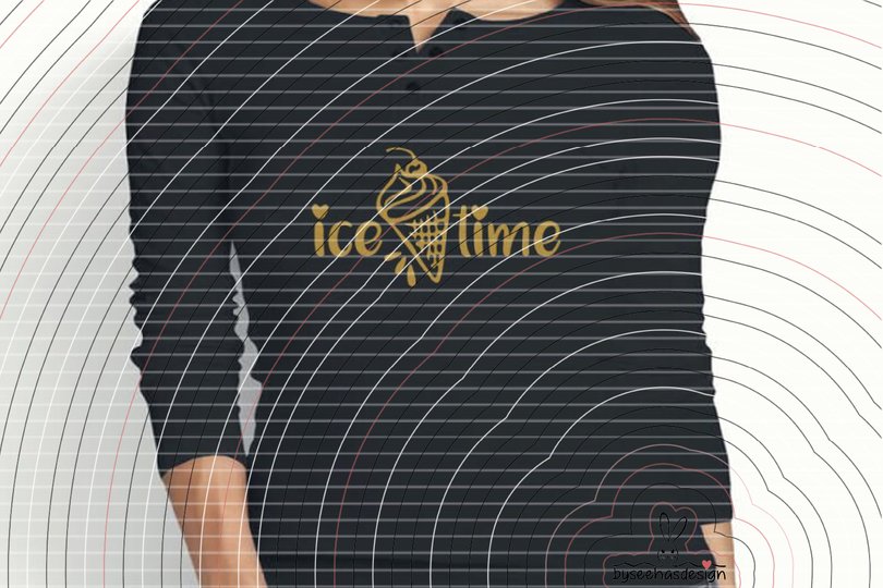 Ice Time Plotterdatei SVG DXF