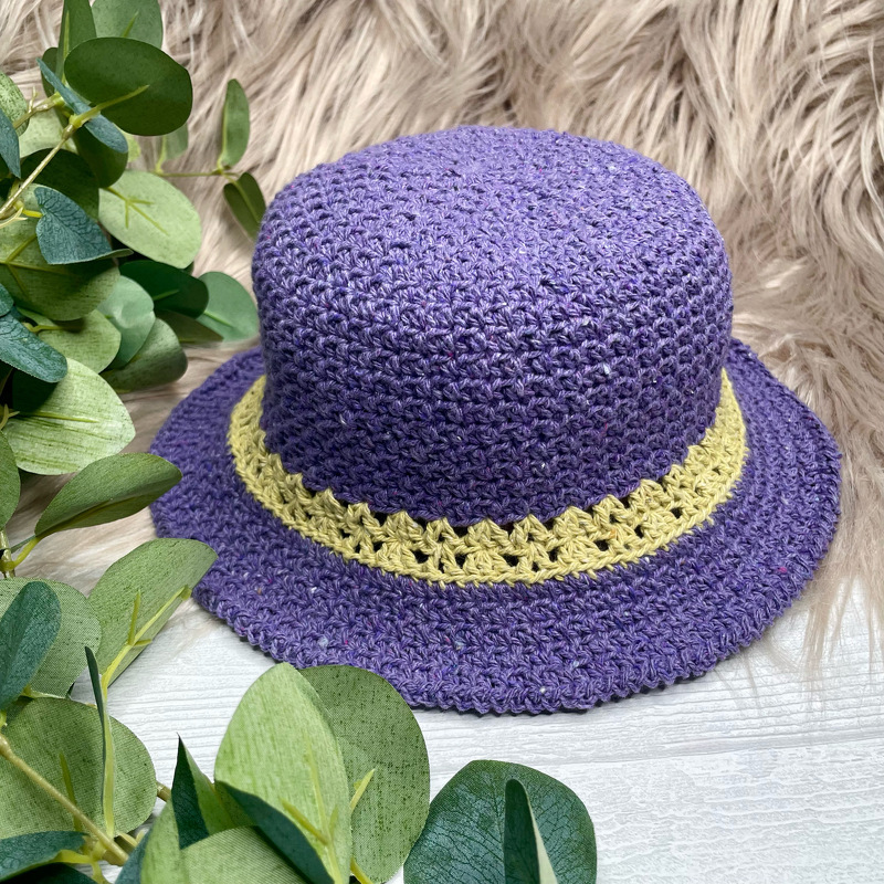 Häkelanleitung für Sommerhut ,,Solskinn" alle Größen - Bild 2