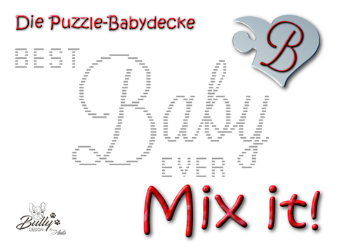 Mix it!  Die Puzzle-Babydecke - BABY