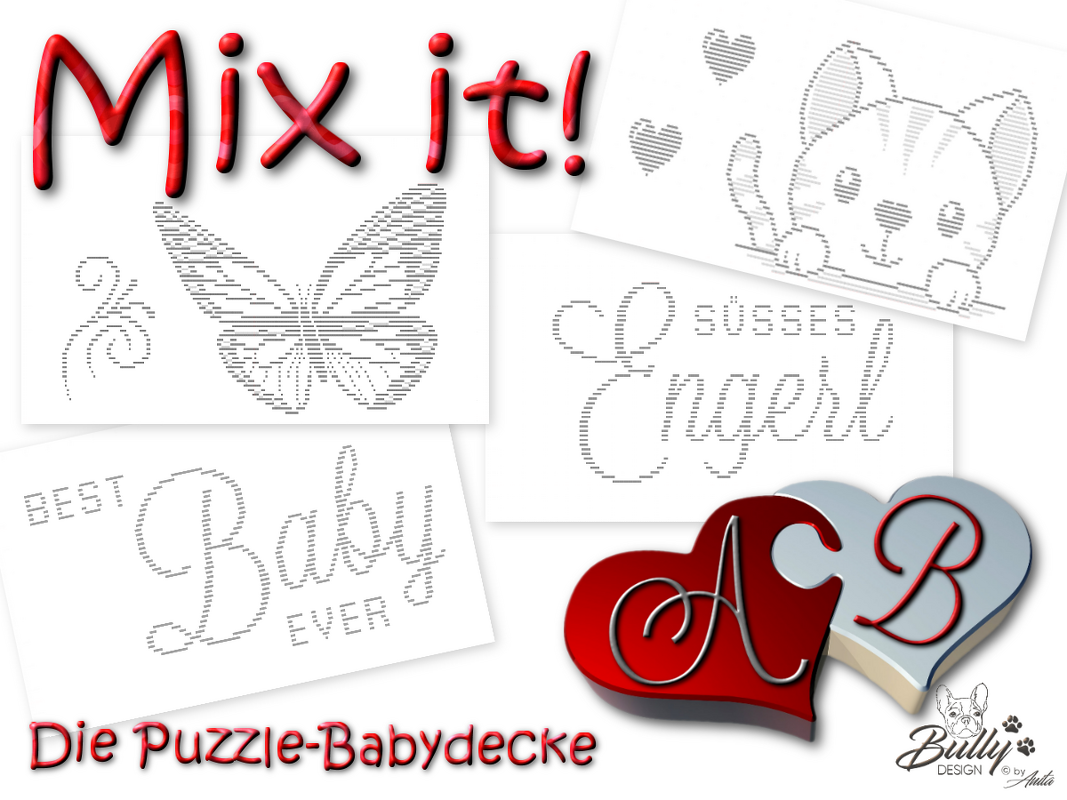 Mix it!  Die Puzzle-Babydecke - BABY - Bild 2