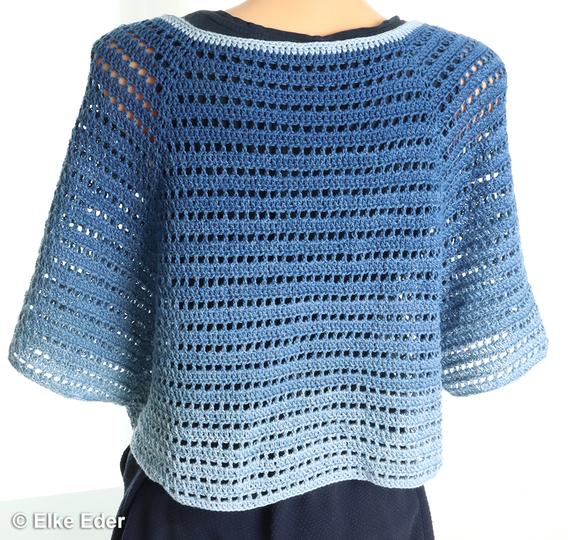 Bolero, Shrug, Cardigan "Kassandra" – Crochet Pattern
