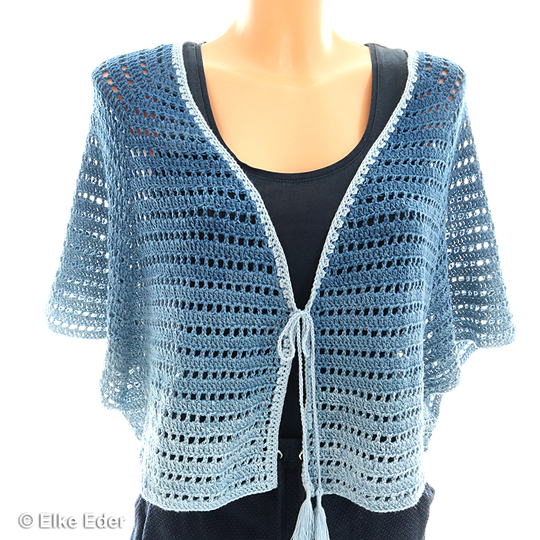 Bolero, Shrug, Cardigan "Kassandra" – Crochet Pattern