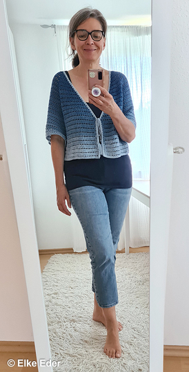 Bolero, Shrug, Cardigan "Kassandra" – Crochet Pattern