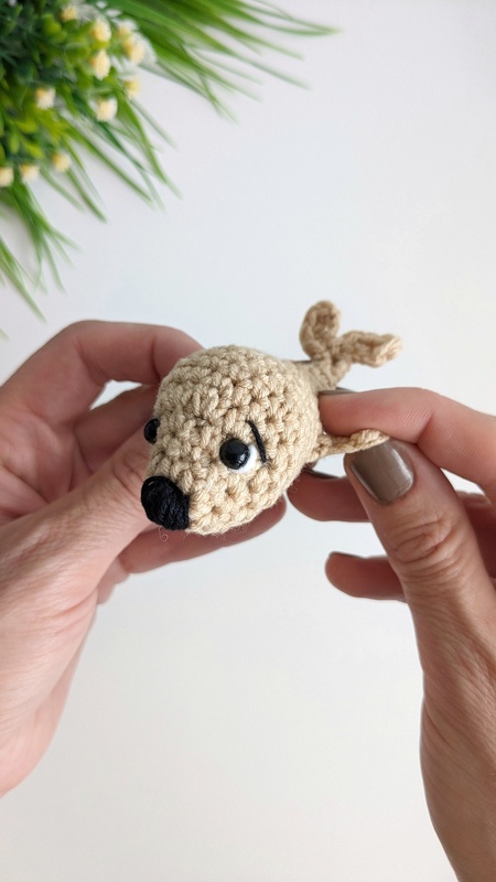 Crochet seal pattern, NO SEW crochet plush pattern, amigurumi sea animal - Image 3