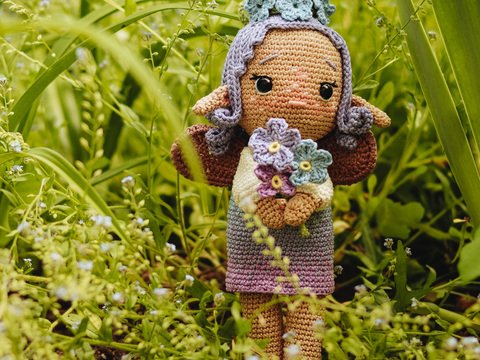 Violetta Vergissmeinnicht Häkelanleitung