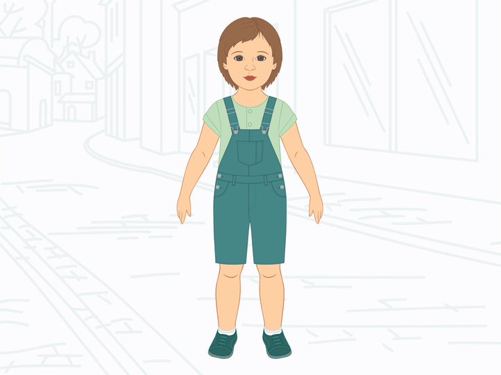 Sommerkleidung für Papierpuppenjungen – Bastelanleitung und Druckvorlagen