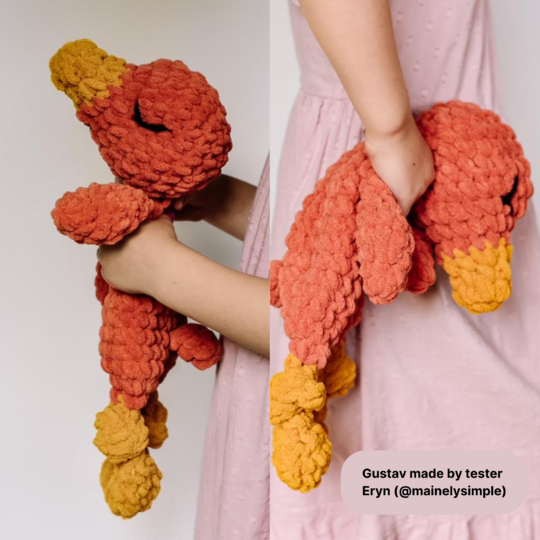 Goose Crochet Pattern. Goose snuggler for babies and toddlers