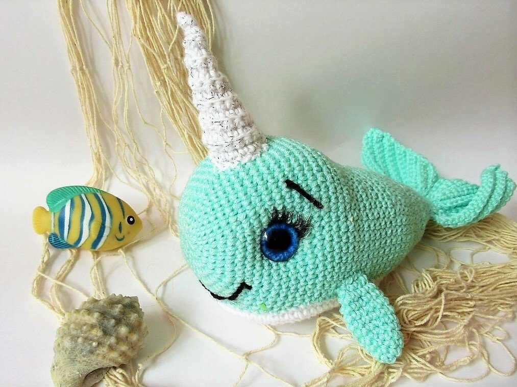 Häkelanleitung Narwal Wally