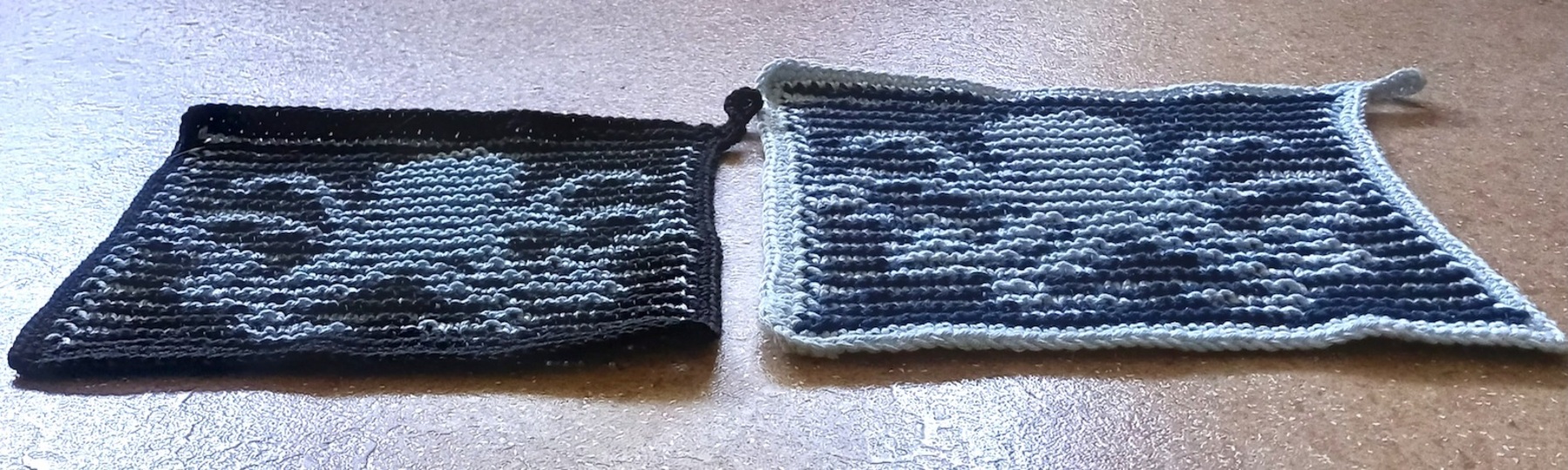 Oktopus - Schattenstrick-Tier z.B. für Topf- oder Spüllappen