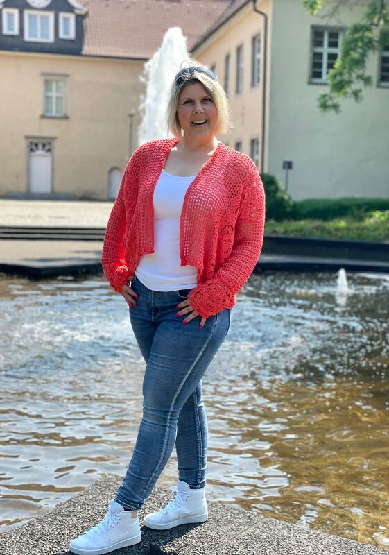 Häkelanleitung Jacke/Weste/Pullover/Shirt Natsumi - Bild 2