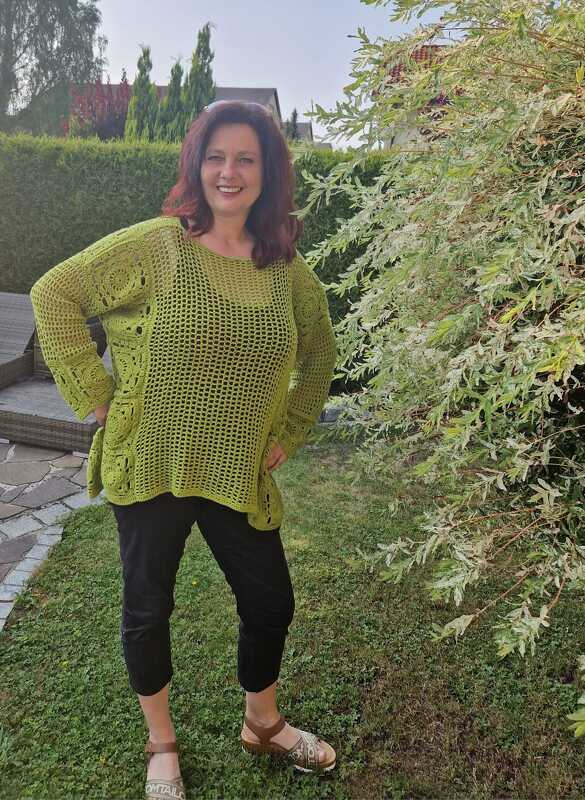 Häkelanleitung Jacke/Weste/Pullover/Shirt Natsumi - Bild 16