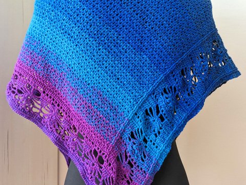 Häkelmuster: Dreieckstuch