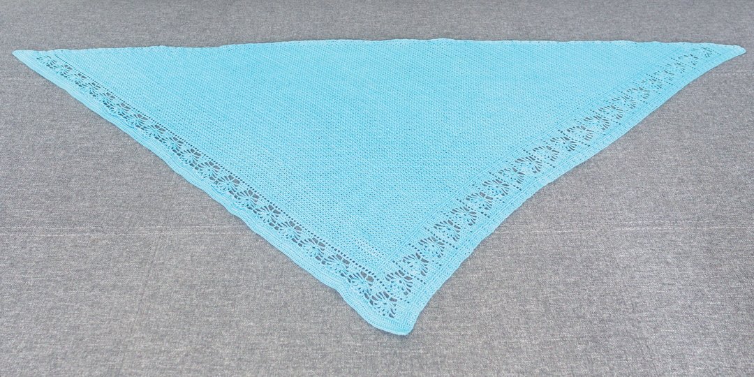 Häkelmuster: Dreieckstuch