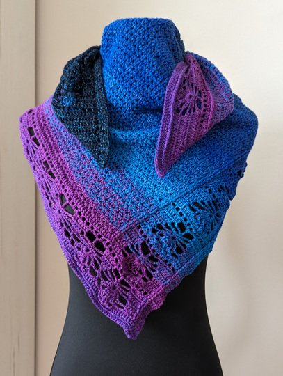 Häkelmuster: Dreieckstuch