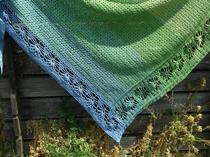 Häkelmuster: Dreieckstuch