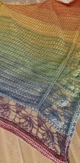 Häkelmuster: Dreieckstuch