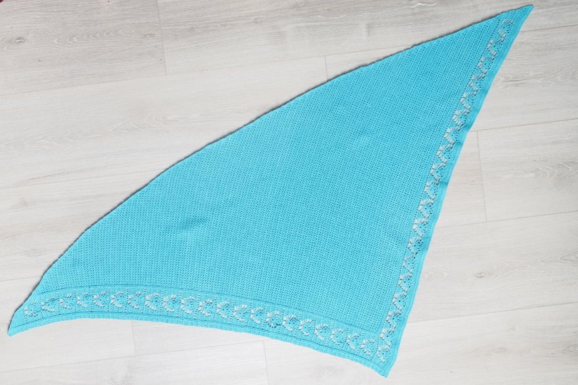 Häkelmuster: Dreieckstuch