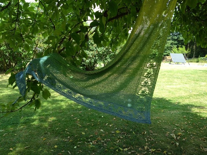 Häkelmuster: Dreieckstuch